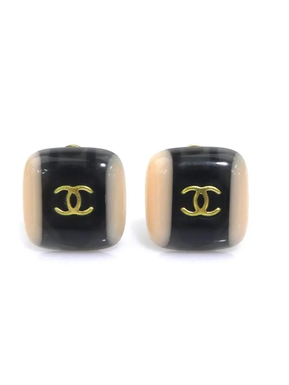 Auth Chanel Cc Logo Clip On Earrings #306946C23B